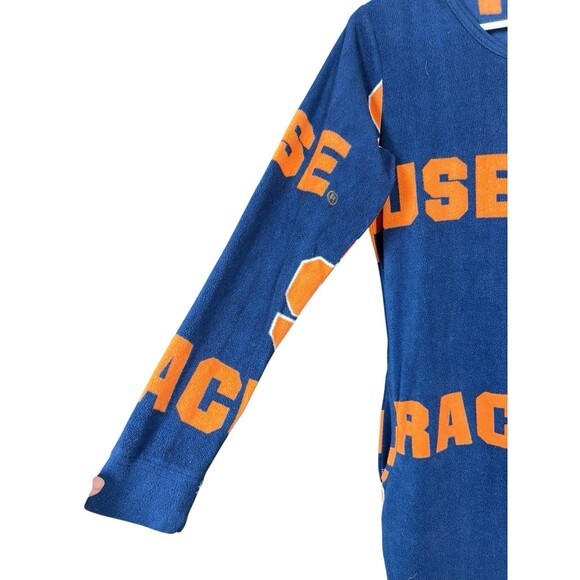 Concepts‎ Sports Syracuse Orange Adult Footed Pajamas Small Blue Orange - Picture 6 of 14